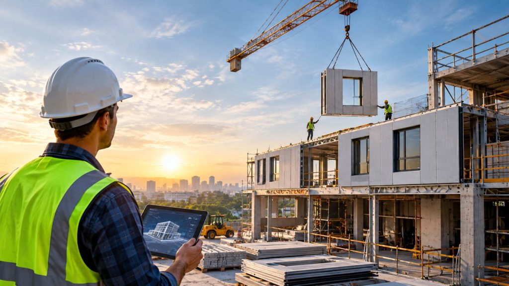 How Modern Construction Methods Can Reduce Work on the Building Site