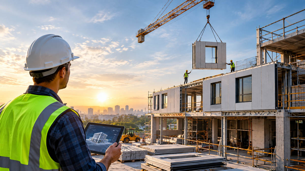 How Modern Construction Methods Can Reduce Work on the Building Site